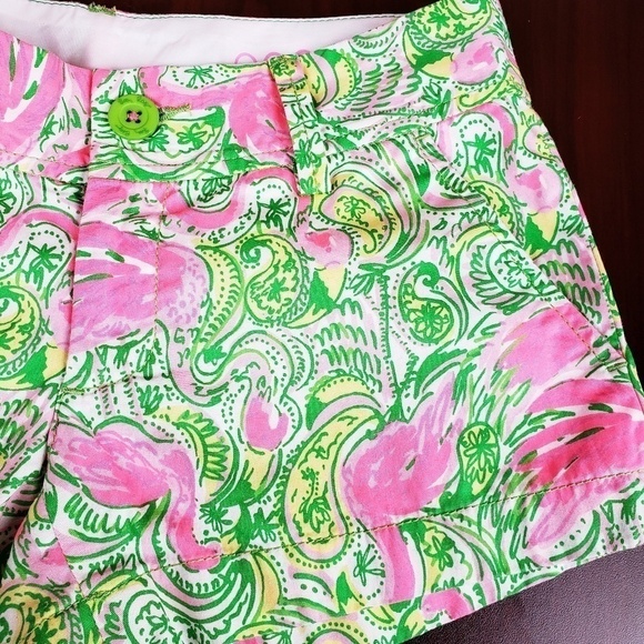 Lilly Pulitzer Flamingo Walsh shorts - Picture 4 of 5